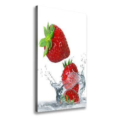 Large canvas wall art Strawberries