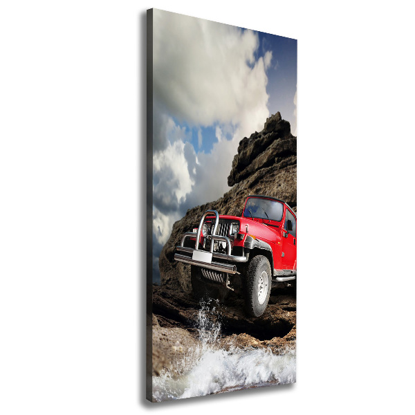 Canvas wall art Off-road car