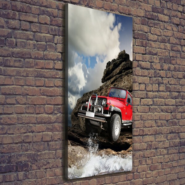 Canvas wall art Off-road car