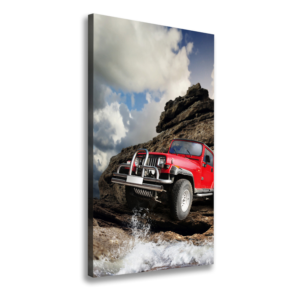 Canvas wall art Off-road car