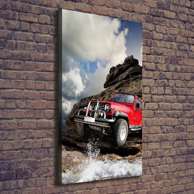 Canvas wall art Off-road car