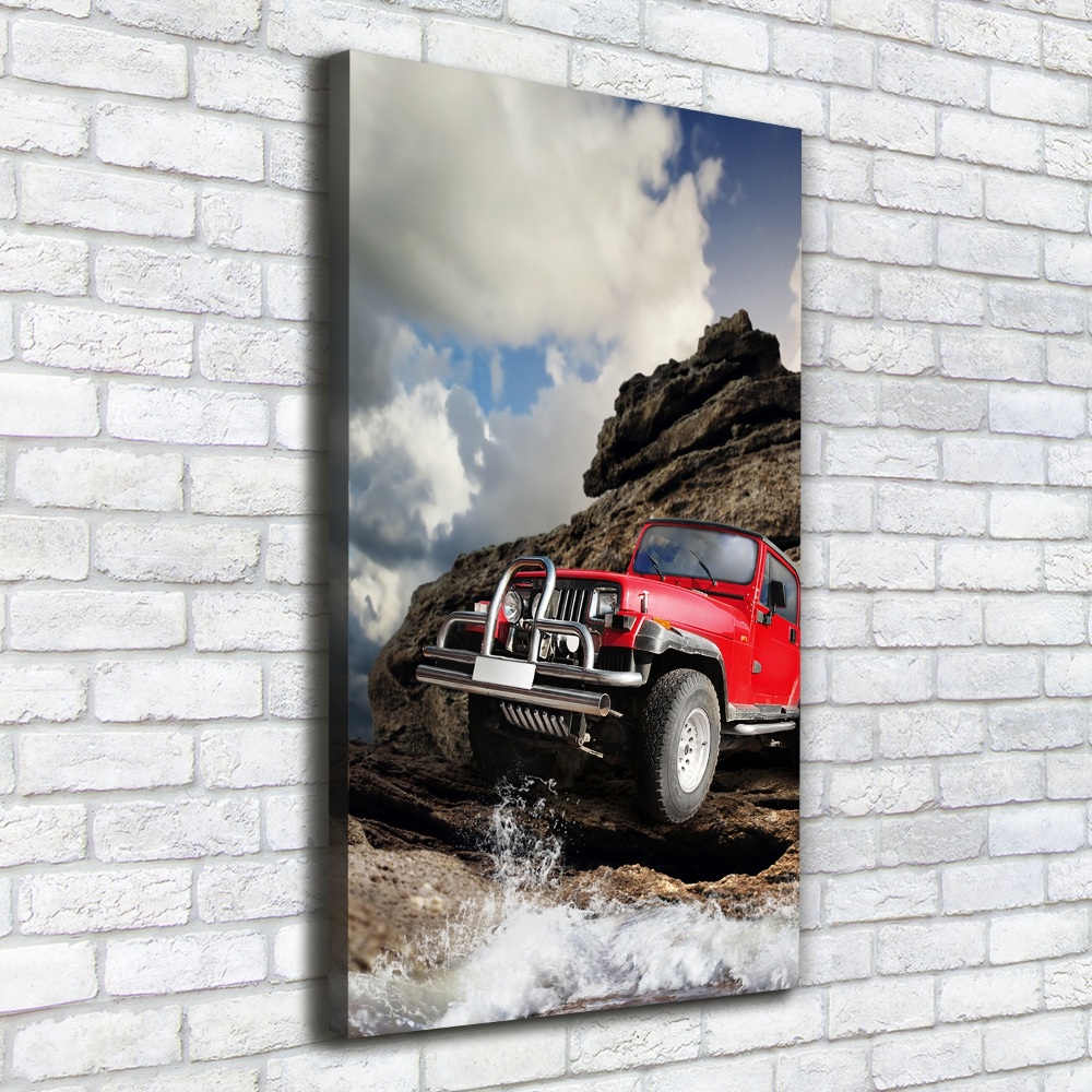 Canvas wall art Off-road car