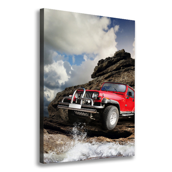 Canvas wall art Off-road car