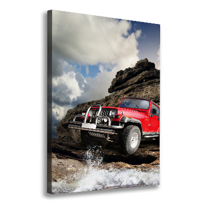 Canvas wall art Off-road car