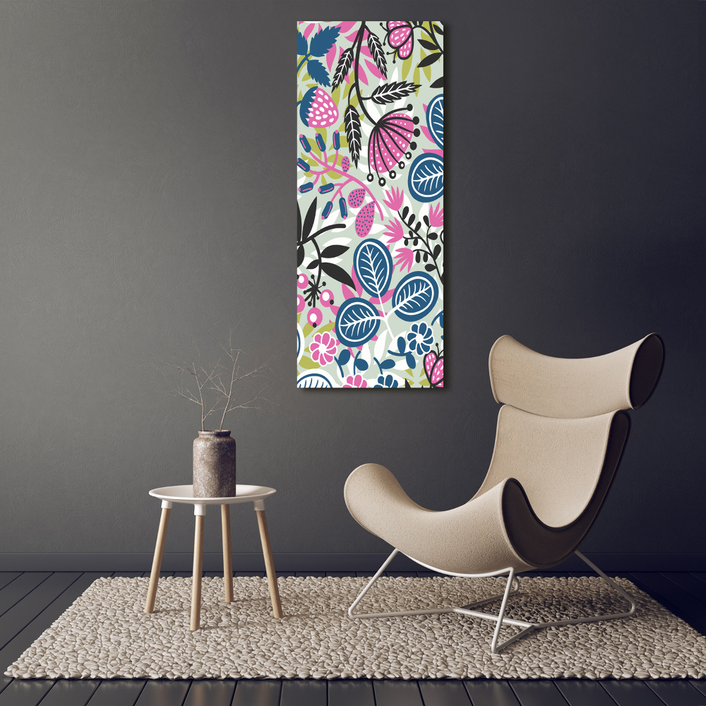 Wall art canvas large Flowers