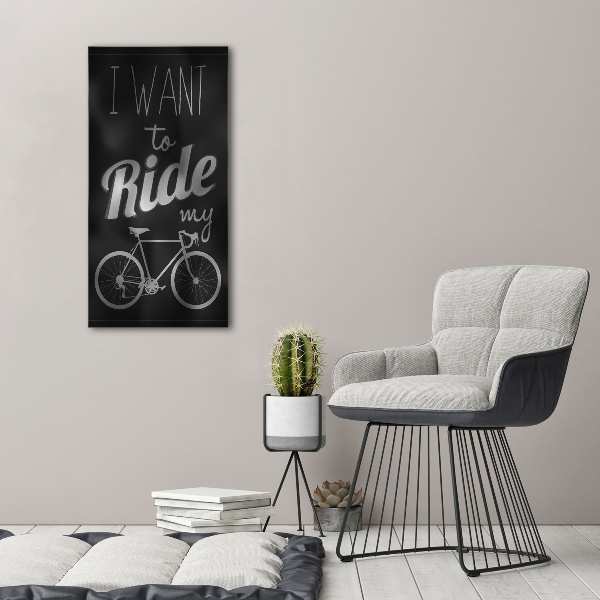 Canvas wall art Want to Ride