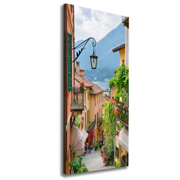 Canvas wall art Italian streets