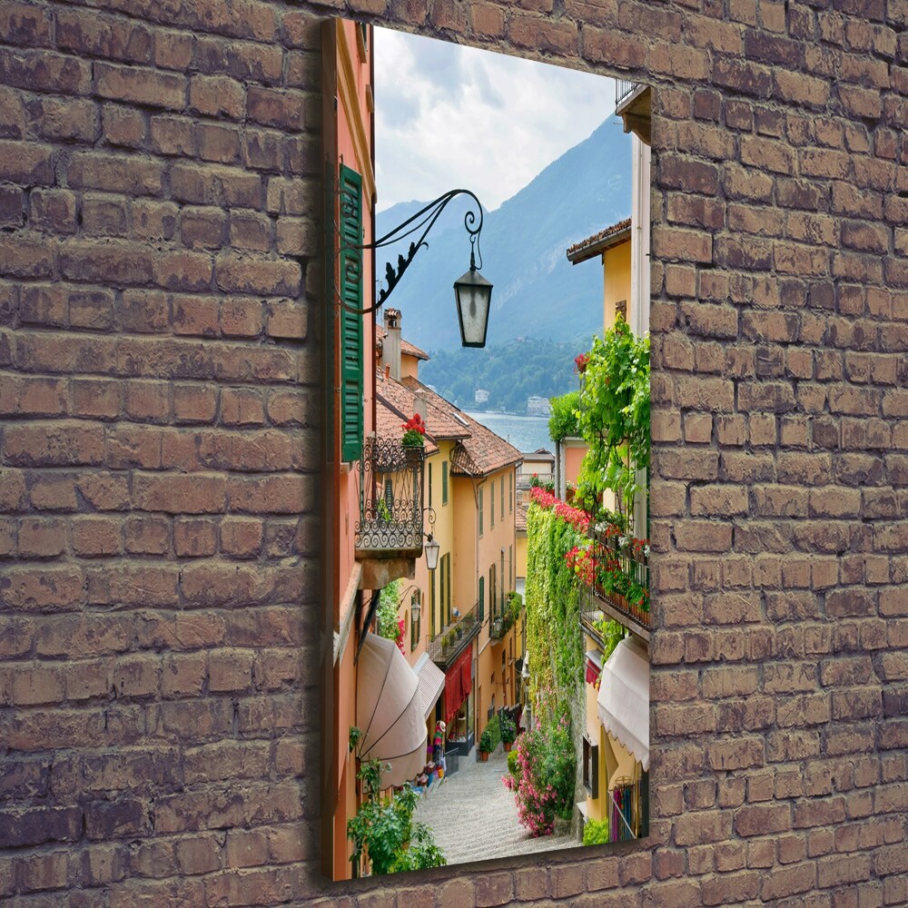 Canvas wall art Italian streets