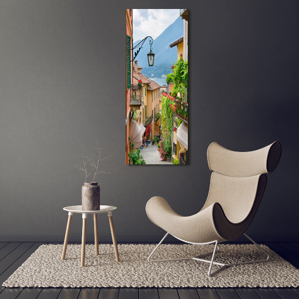 Canvas wall art Italian streets