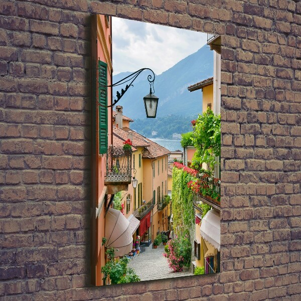 Canvas wall art Italian streets