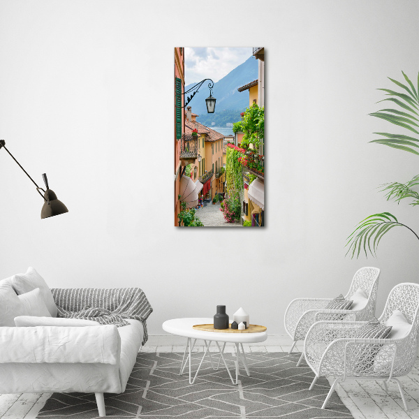 Canvas wall art Italian streets