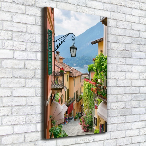 Canvas wall art Italian streets