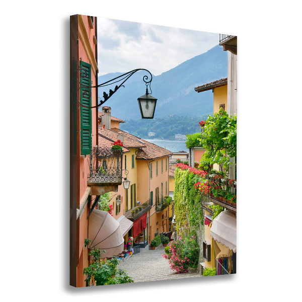 Canvas wall art Italian streets