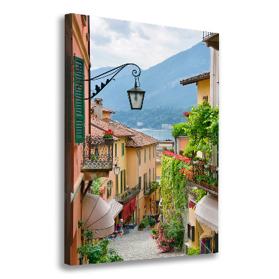 Canvas wall art Italian streets