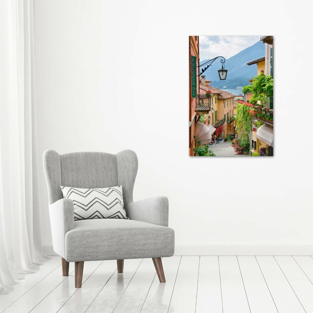 Canvas wall art Italian streets