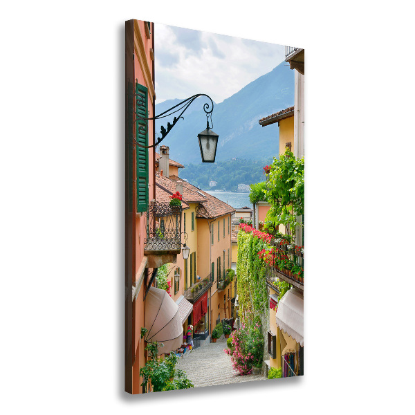 Canvas wall art Italian streets