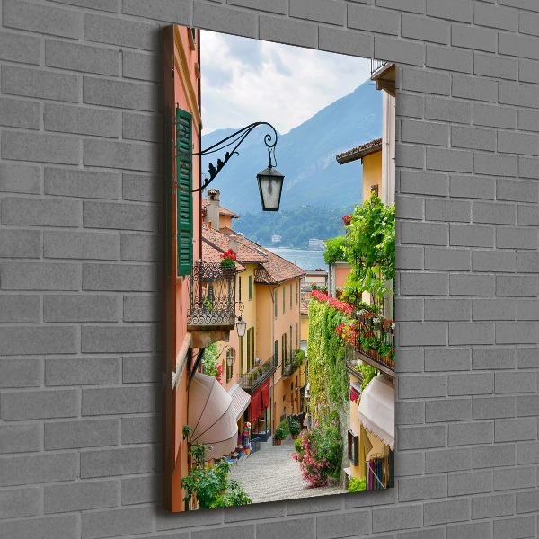 Canvas wall art Italian streets