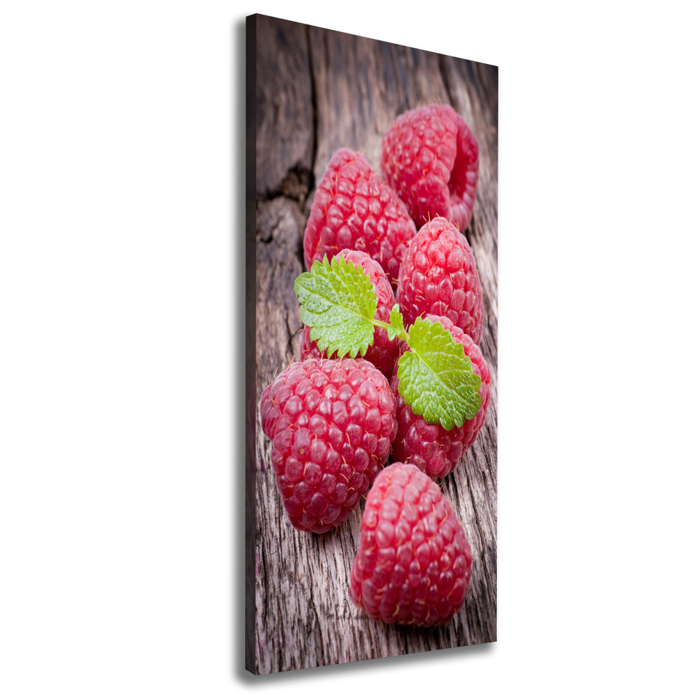 Wall art canvas large Raspberries