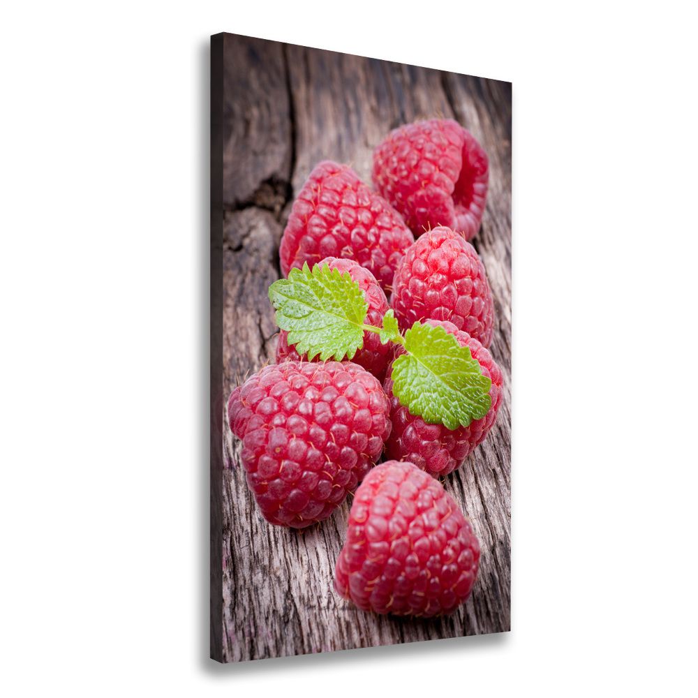 Wall art canvas large Raspberries