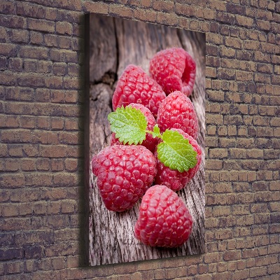 Wall art canvas large Raspberries