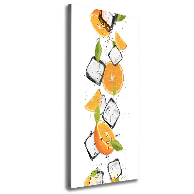 Canvas wall art Oranges and ice