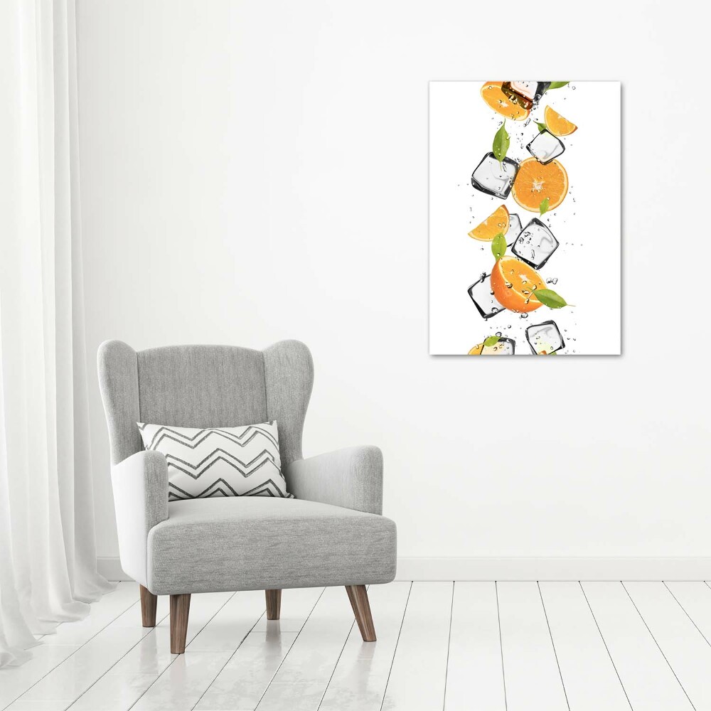 Canvas wall art Oranges and ice