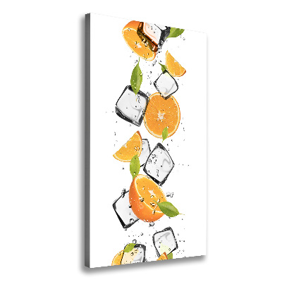 Canvas wall art Oranges and ice