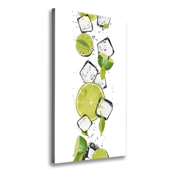 Canvas wall art Lime and ice