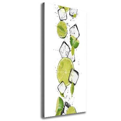 Canvas wall art Lime and ice