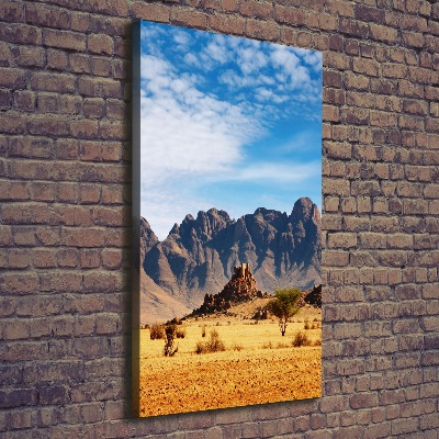 Canvas wall art Namibia desert