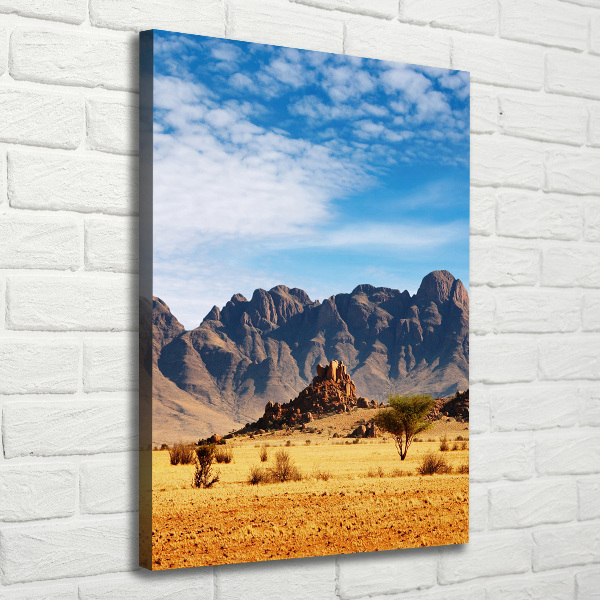 Canvas wall art Namibia desert