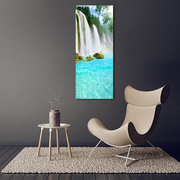 Canvas wall art Waterfall