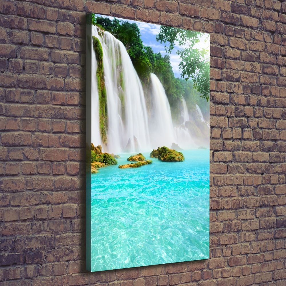 Canvas wall art Waterfall