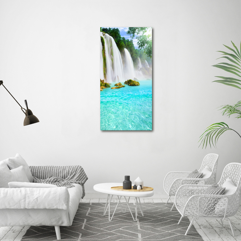 Canvas wall art Waterfall