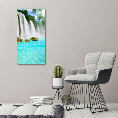 Canvas wall art Waterfall