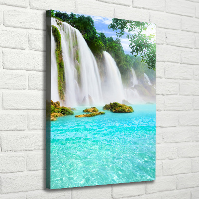 Canvas wall art Waterfall