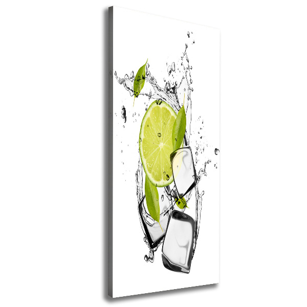 Canvas wall art Lime and ice