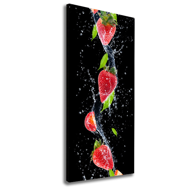 Canvas wall art Strawberries