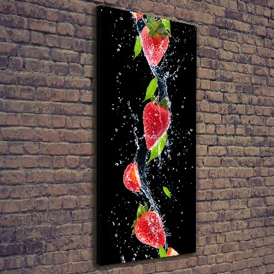 Canvas wall art Strawberries