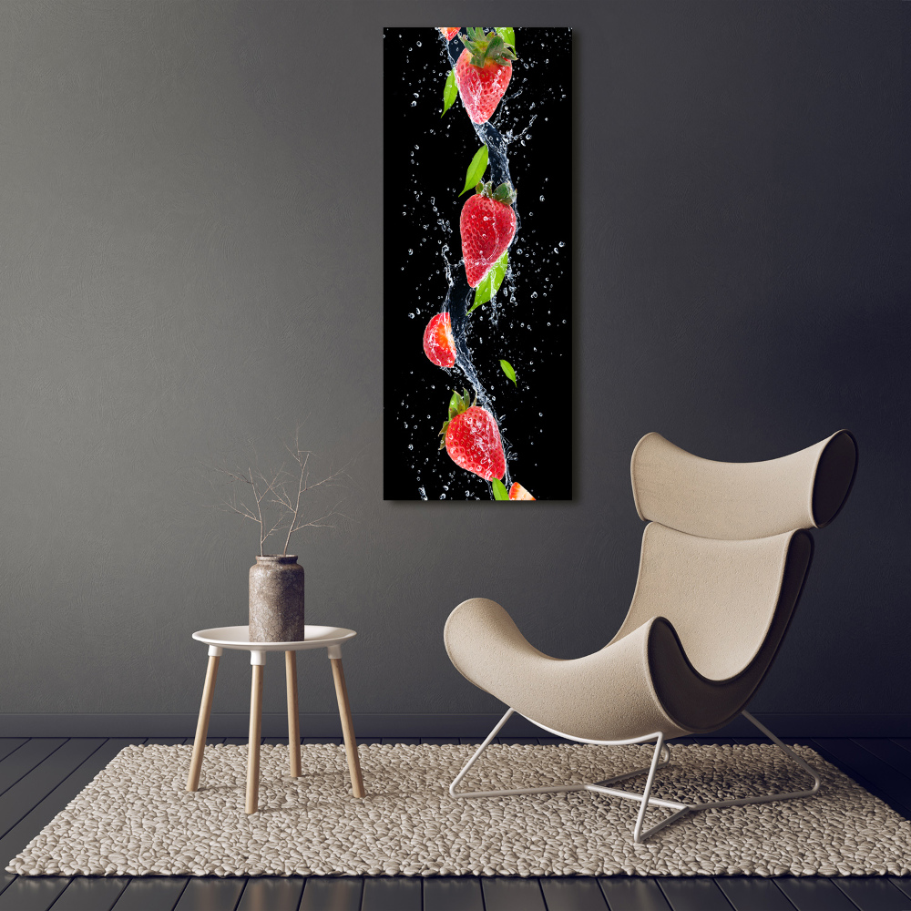 Canvas wall art Strawberries