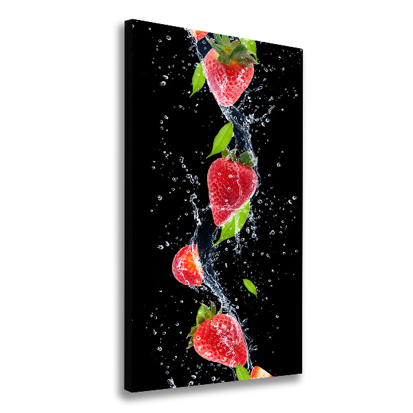 Canvas wall art Strawberries