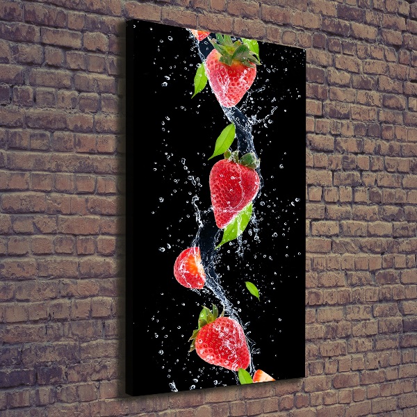 Canvas wall art Strawberries