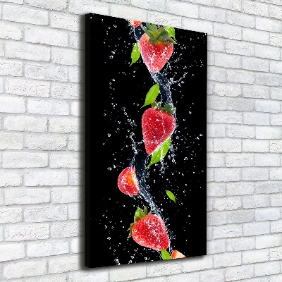 Canvas wall art Strawberries