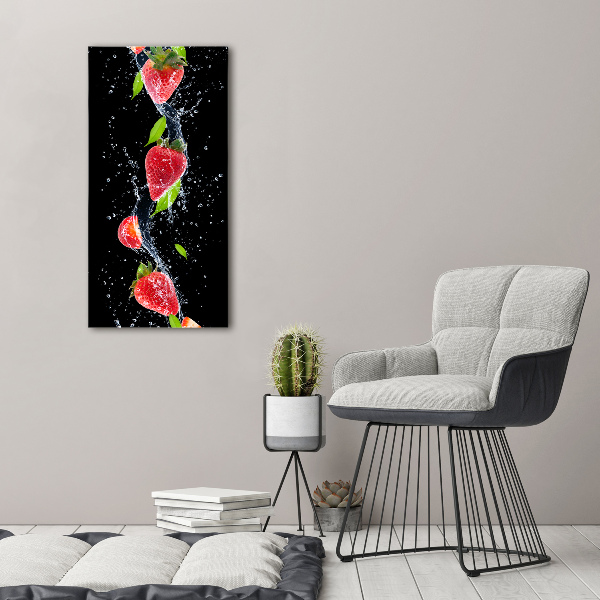 Canvas wall art Strawberries