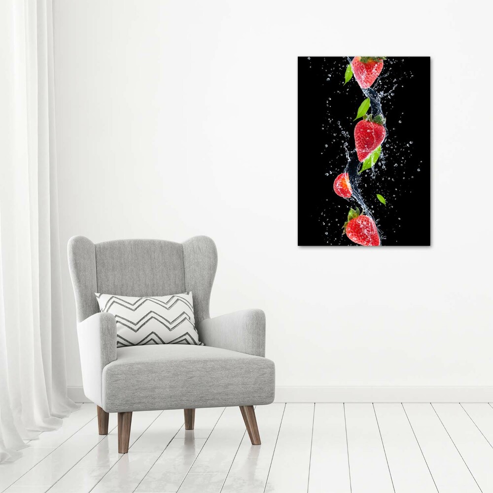 Canvas wall art Strawberries