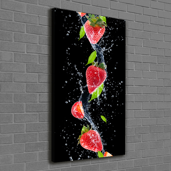 Canvas wall art Strawberries