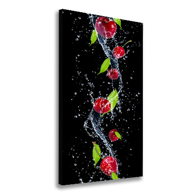 Canvas wall art Cherries