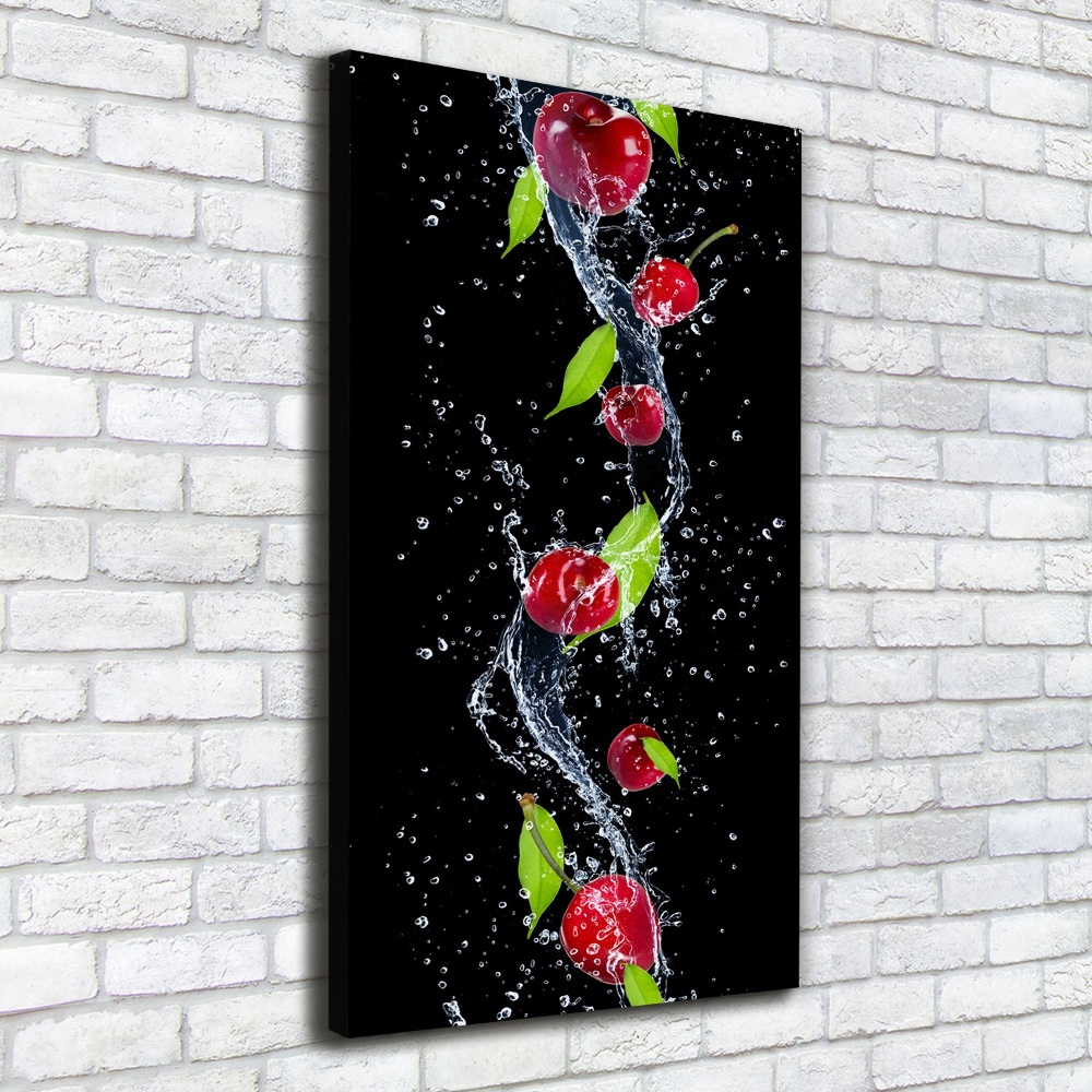 Canvas wall art Cherries