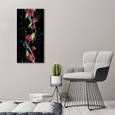 Canvas wall art Cherries