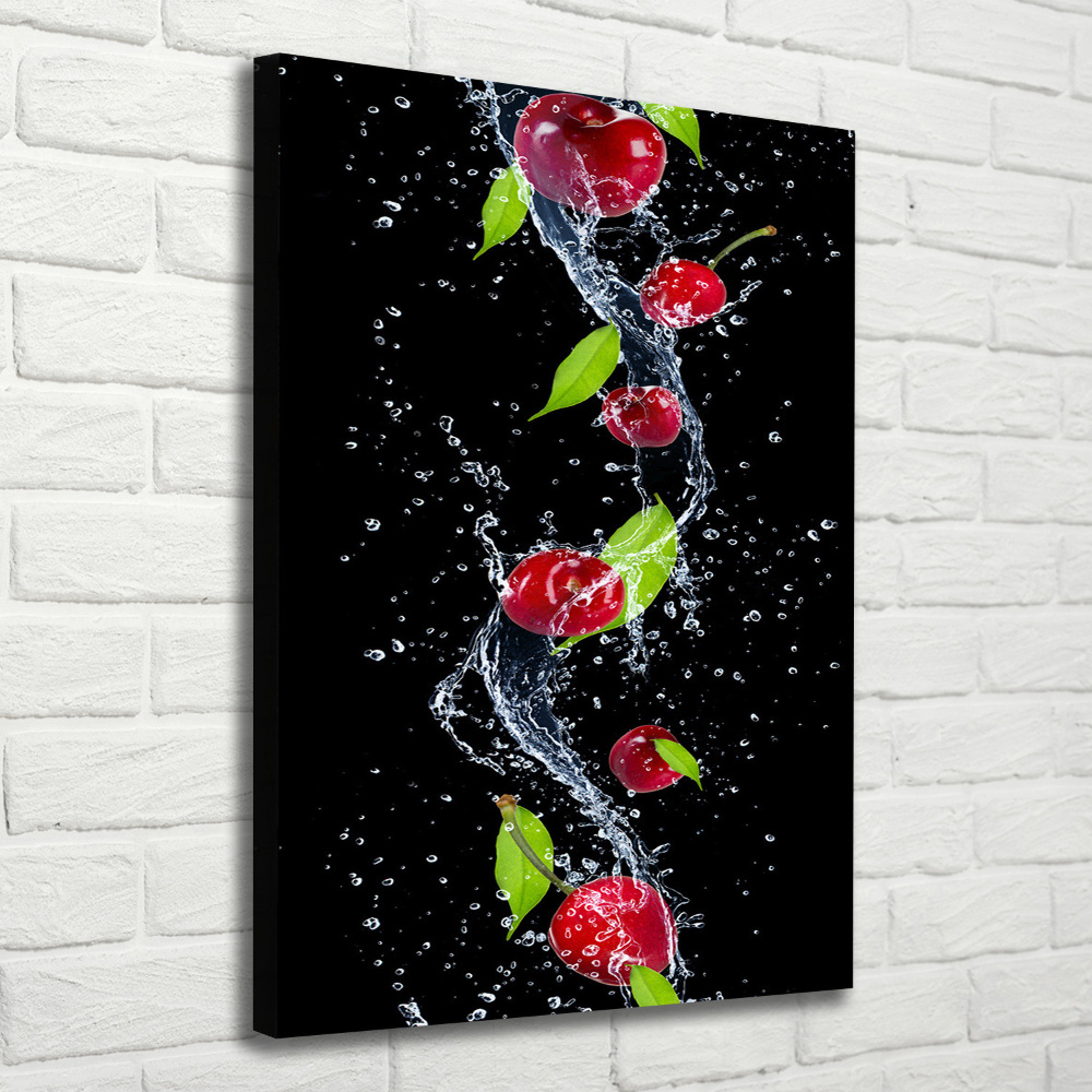 Canvas wall art Cherries